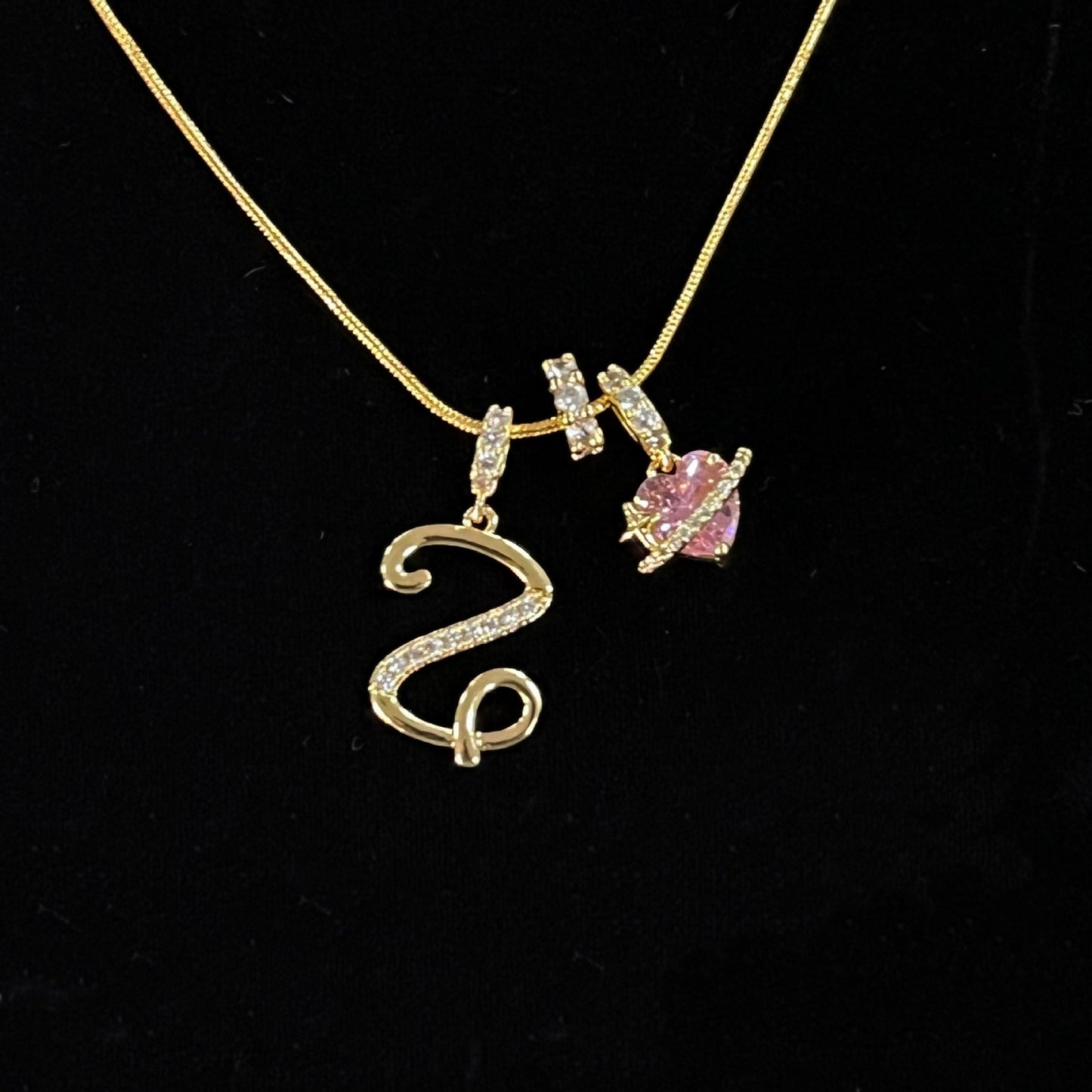 Sweetboes Initial Heart Pendant